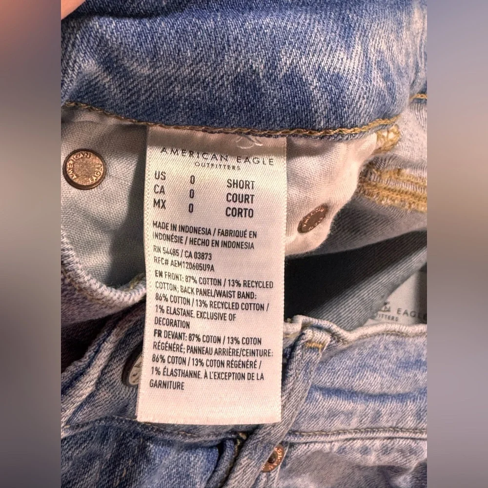 NWT American Eagle Strigid High-Waisted Stovepipe Jeans, 0 Short, 25 w - Picture 7 of 12